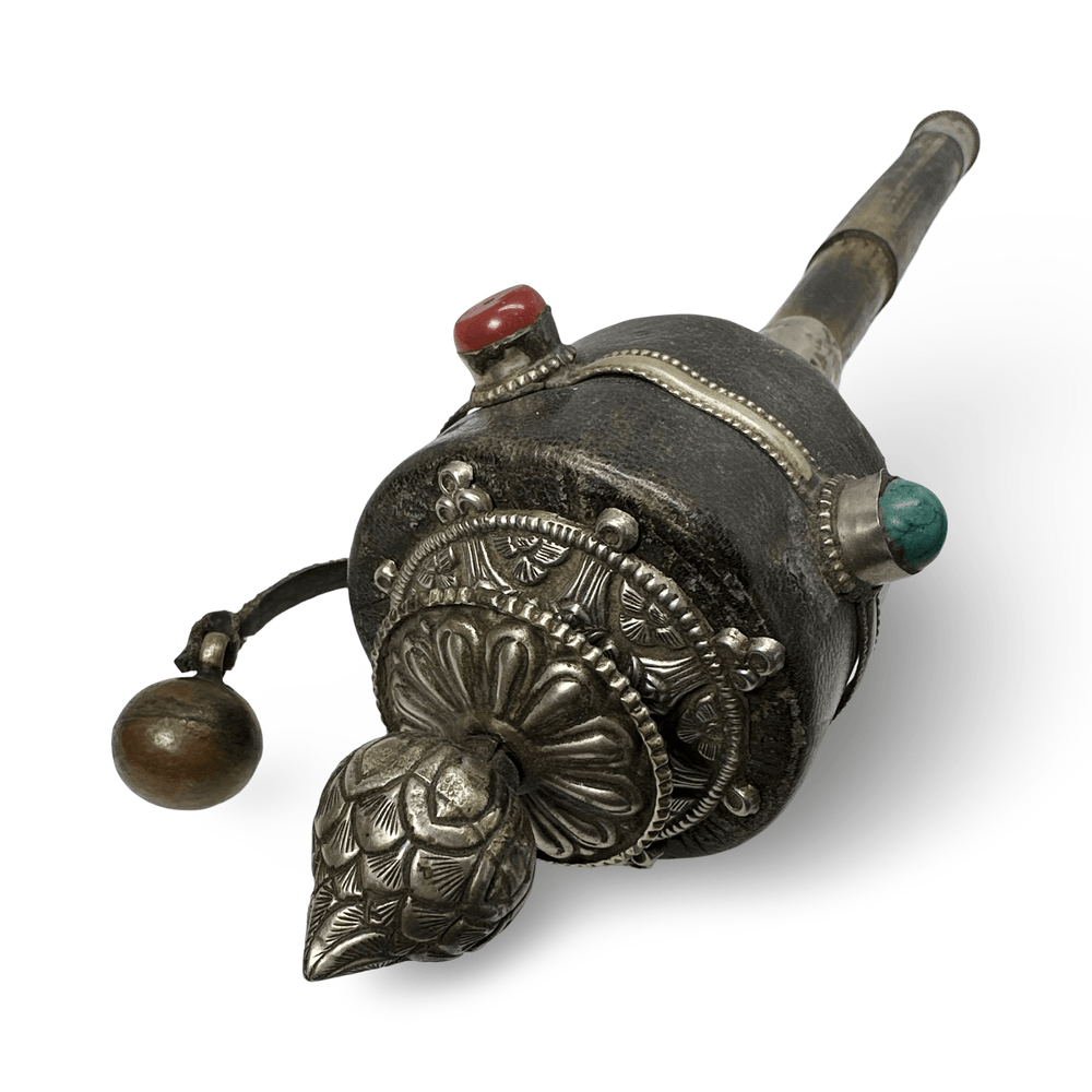 Alte tibetische Hand - Gebetsmühle aus Ladakh - Atelier Tibet