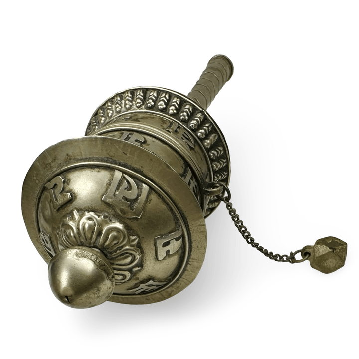 Ältere kleine tibetische Gebetsmühle (Mani - Khorlo) - Atelier Tibet