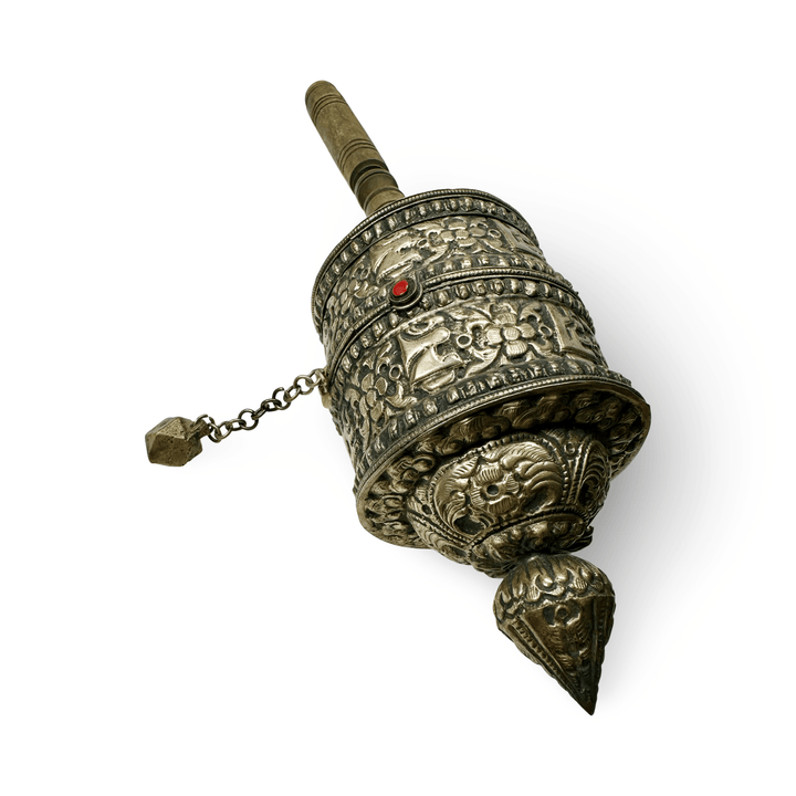 Ältere tibetische Gebetsmühle (Mani - Khorlo) - Atelier Tibet