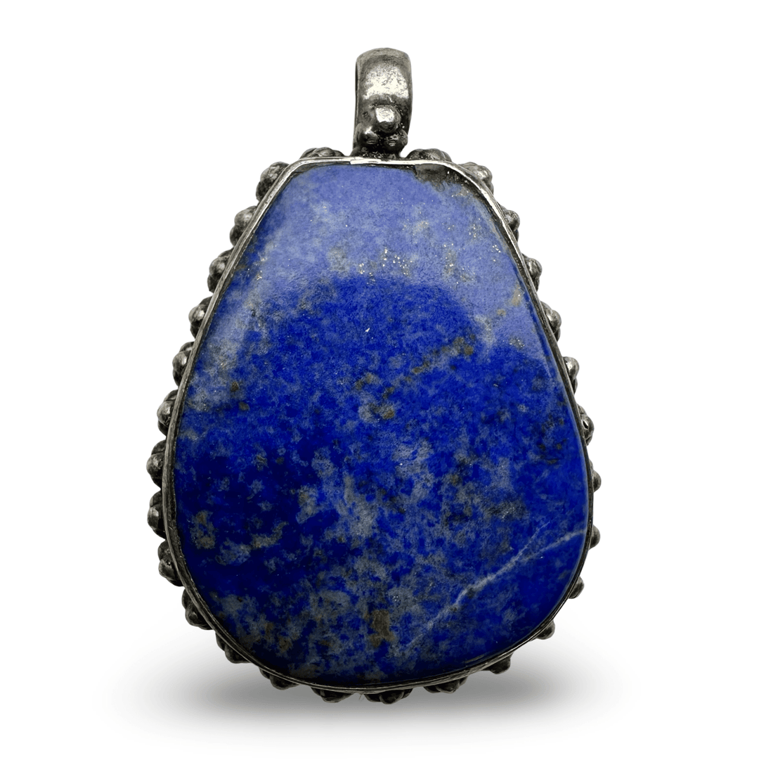 Älterer Lapis Lazuli - Silber - Anhänger - Atelier Tibet