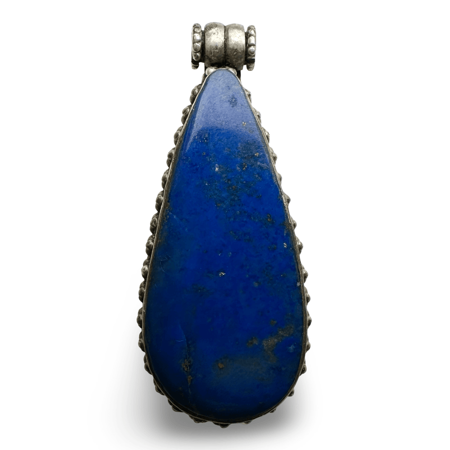 Älterer Lapis Lazuli - Silber - Anhänger - Atelier Tibet