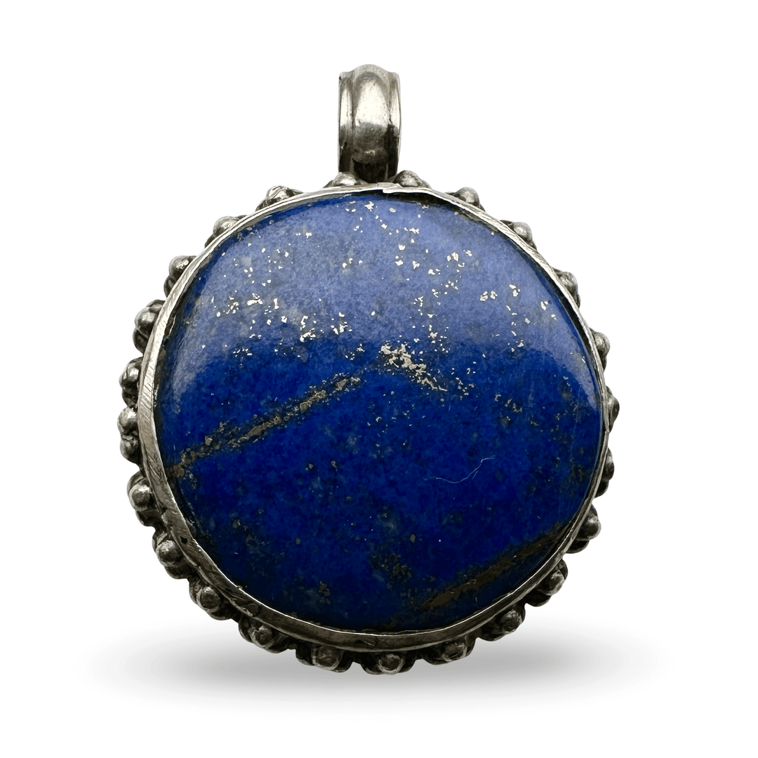 Älterer Lapis Lazuli - Silber - Anhänger - Atelier Tibet