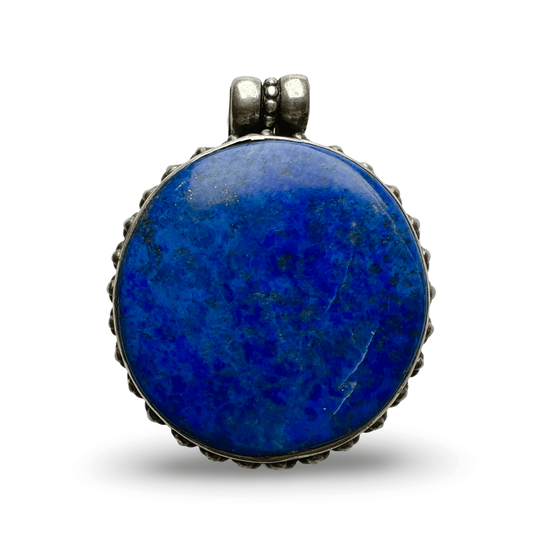 Älterer Lapis Lazuli - Silber - Anhänger - Atelier Tibet