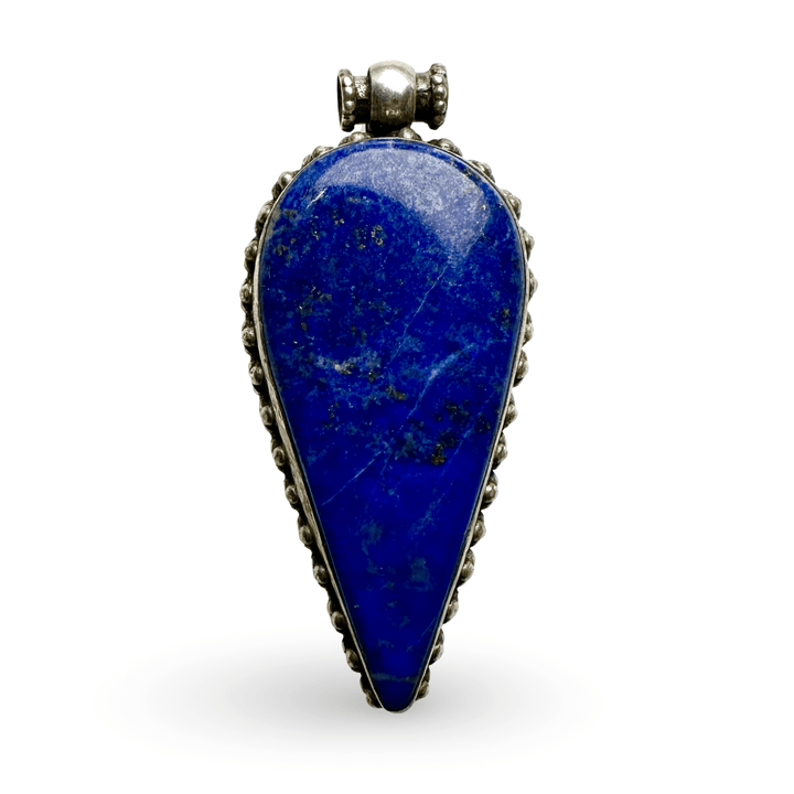 Älterer Lapis Lazuli - Silber - Anhänger - Atelier Tibet