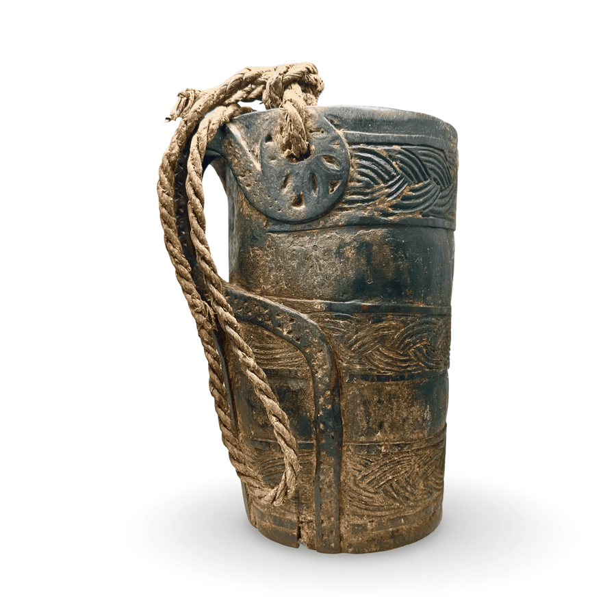 Altes Yak - Milch - Gefäss aus Nepal oder Tibet - Atelier Tibet