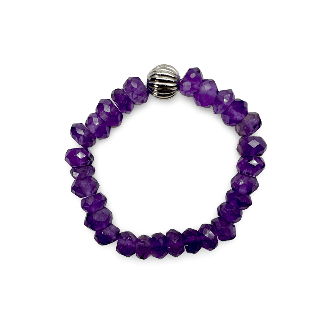 Amethyst Perlen Fingerring - Atelier Tibet
