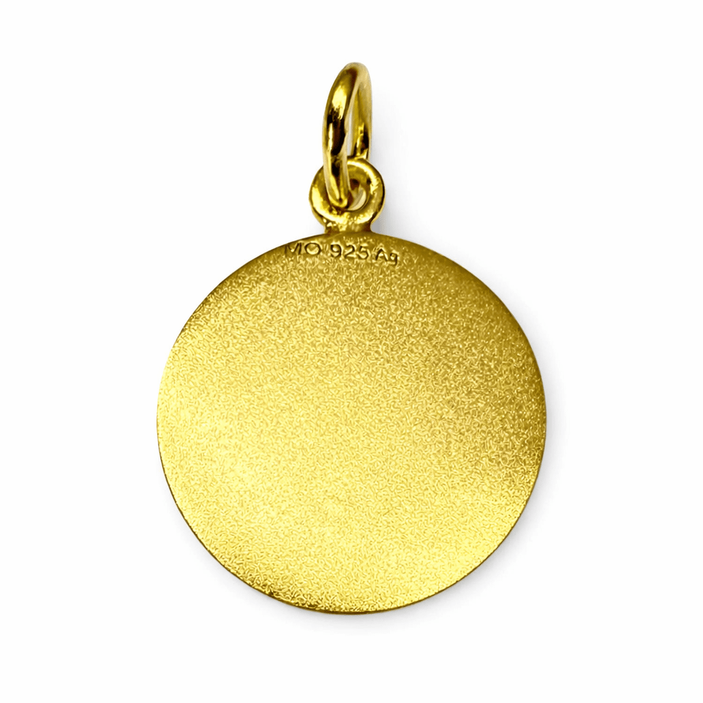 Anhänger aus vergoldetem Silber mit feinem Kugelornament - Atelier Tibet