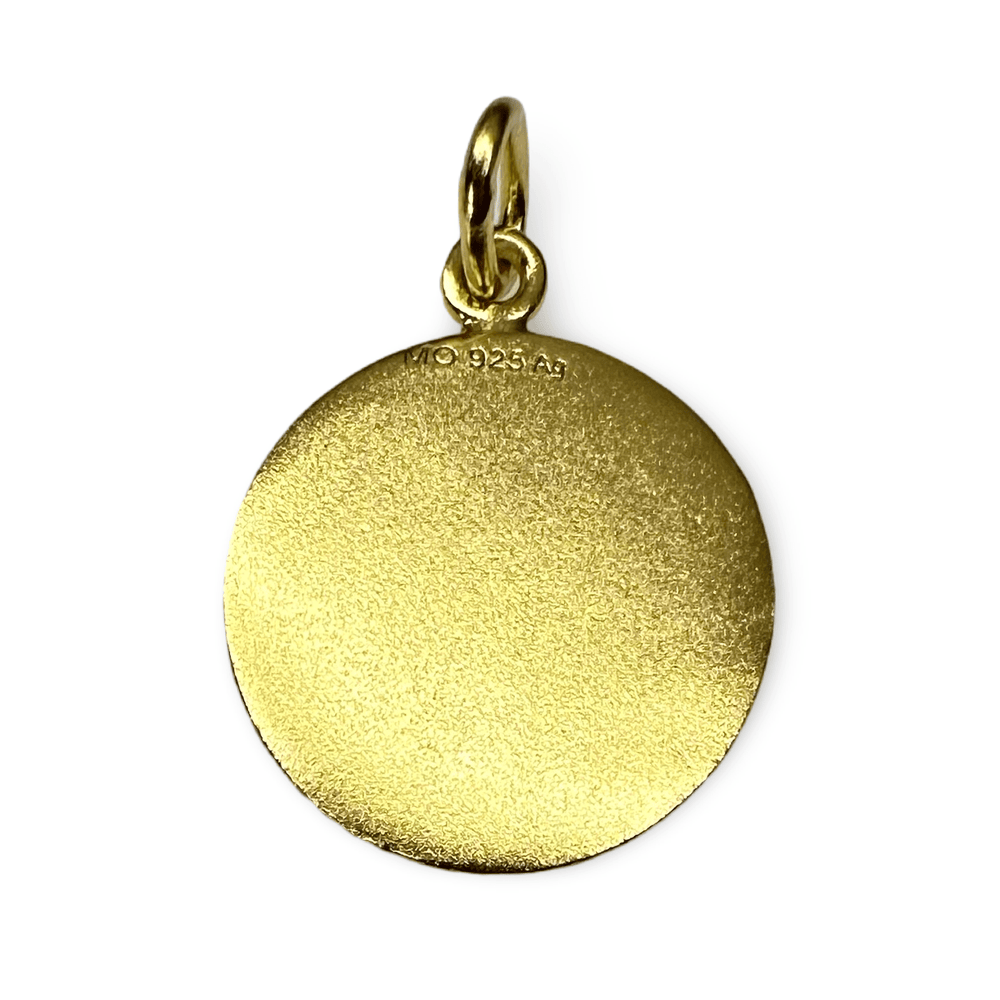 Anhänger aus vergoldetem Silber mit feinem Kugelornament - Atelier Tibet