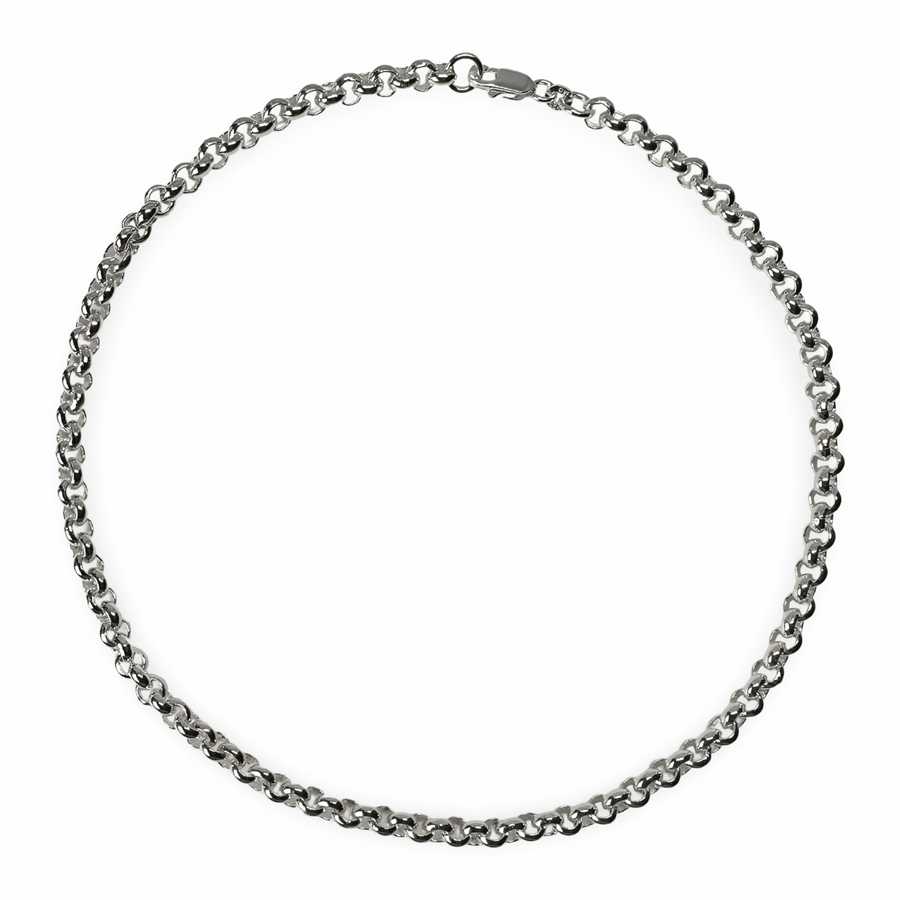 Ankerkette aus Silber in verschiedenen Längen und Stärken - Atelier Tibet