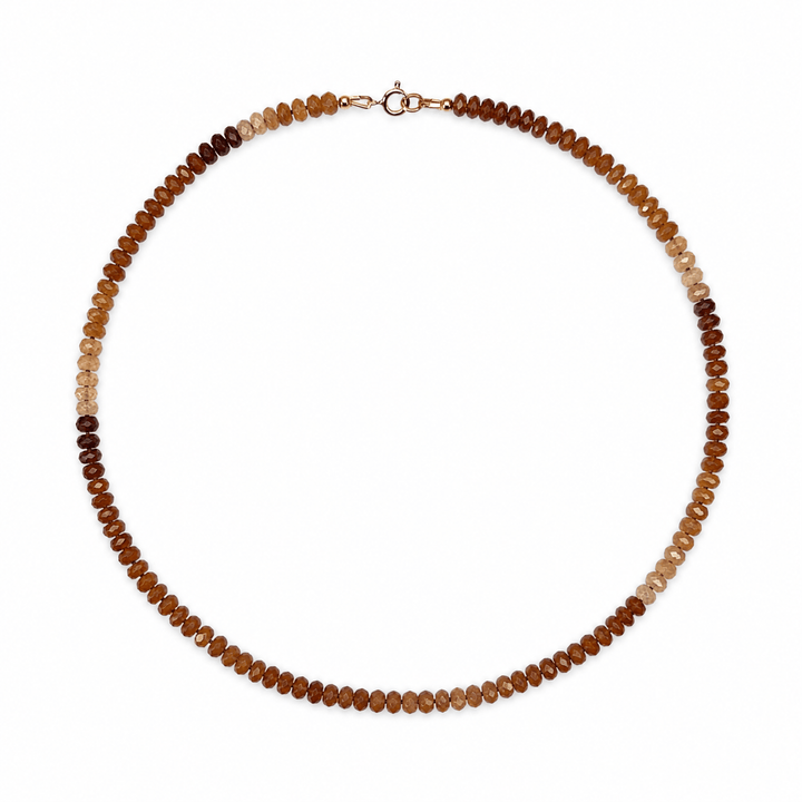 Aragonit-Kette mit Silberverschluss - Atelier Tibet
