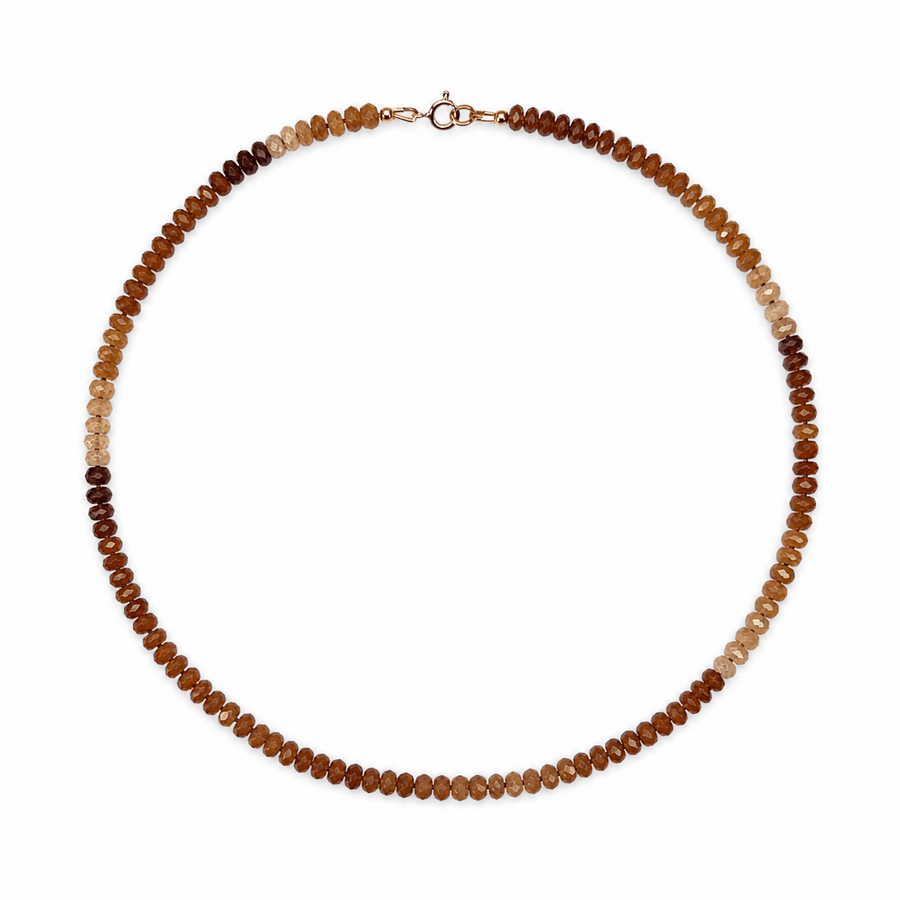 Aragonit-Kette mit Silberverschluss - Atelier Tibet