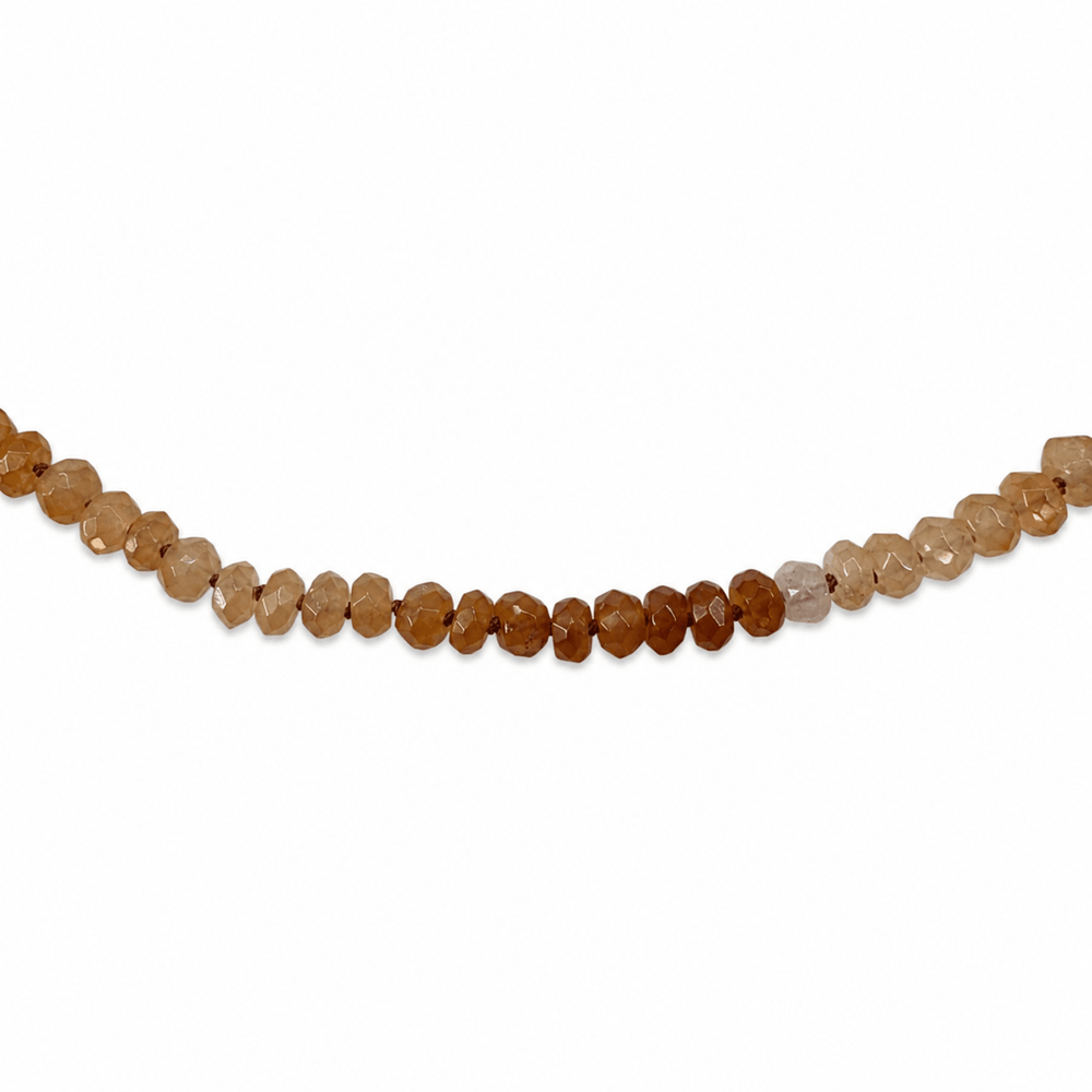 Aragonit-Kette mit Silberverschluss - Atelier Tibet