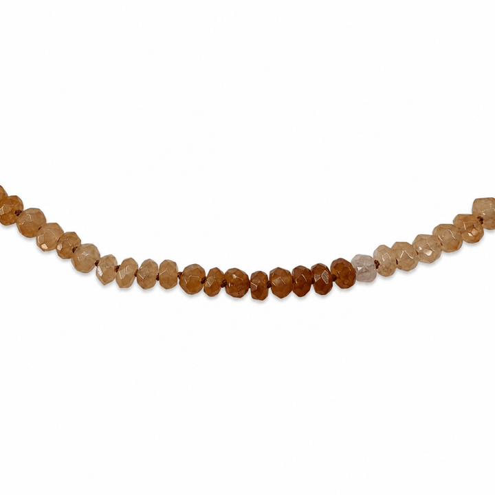 Aragonit-Kette mit Silberverschluss - Atelier Tibet