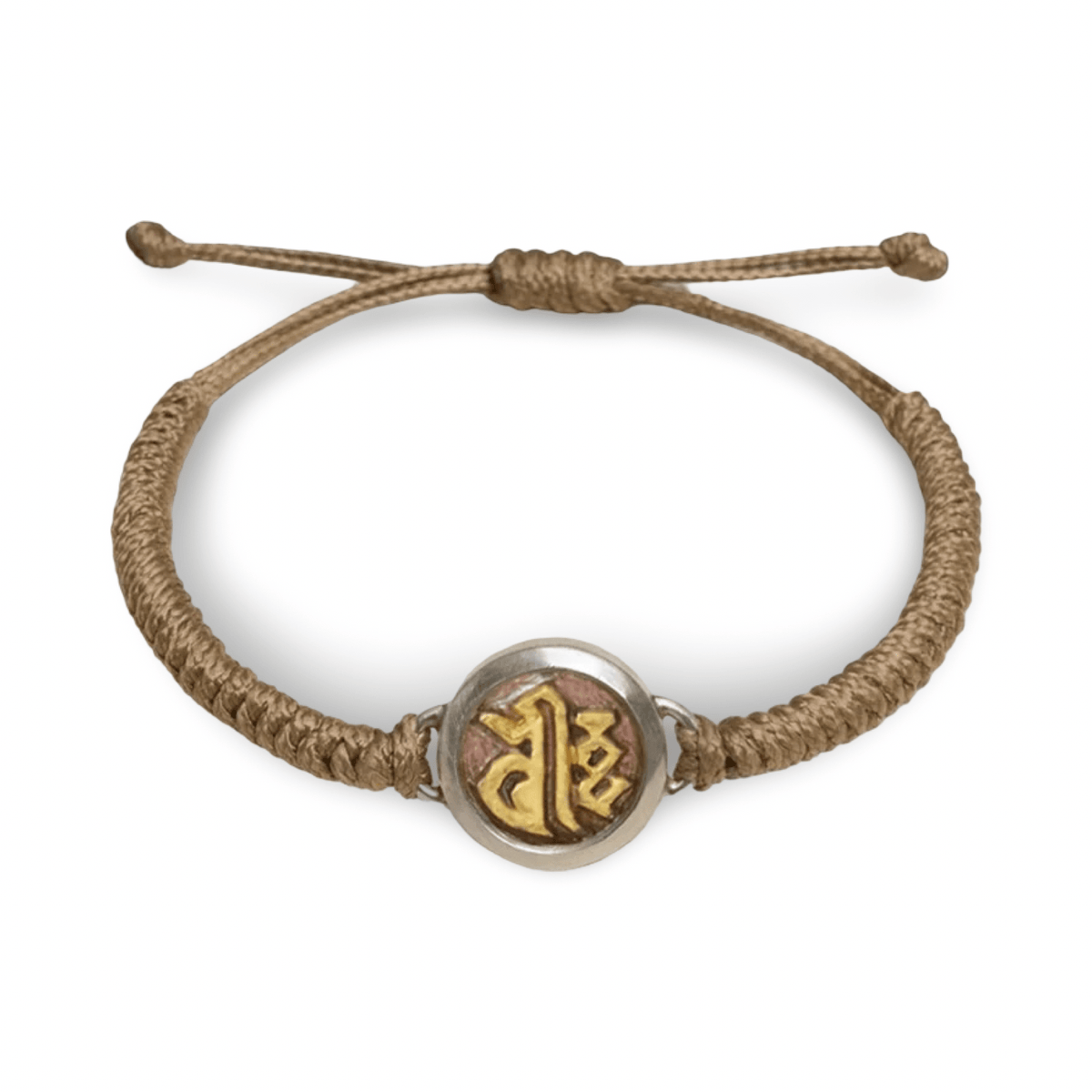Armband mit Keimsilbe Dhih, feuervergoldet · CHARU × Khyenle - Atelier Tibet