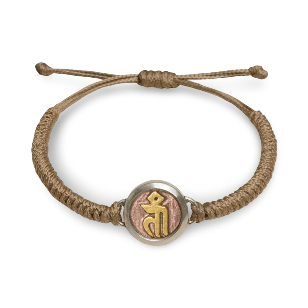 Armband mit Keimsilbe Tam, feuervergoldet · CHARU × Khyenle - Atelier Tibet