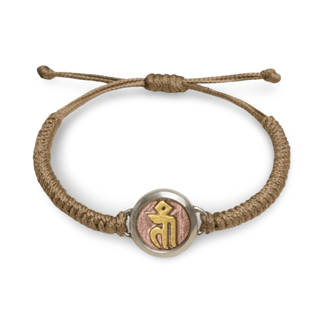 Armband mit Keimsilbe Tam, feuervergoldet · CHARU × Khyenle - Atelier Tibet