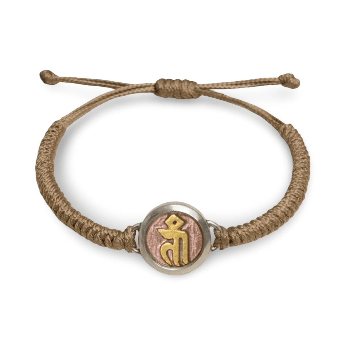 Armband mit Keimsilbe Tam, feuervergoldet · CHARU × Khyenle - Atelier Tibet