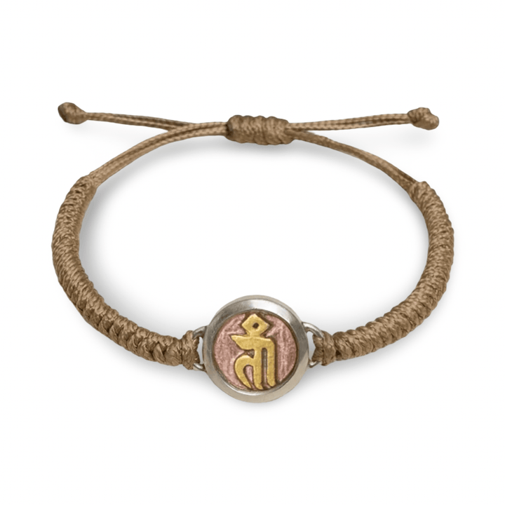 Armband mit Keimsilbe Tam, feuervergoldet · CHARU × Khyenle - Atelier Tibet