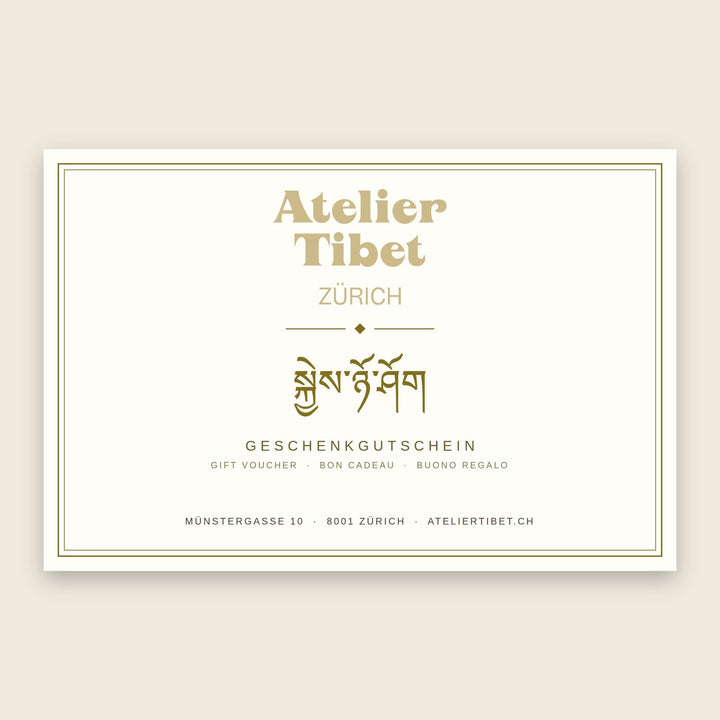 Buono regalo Atelier Tibet