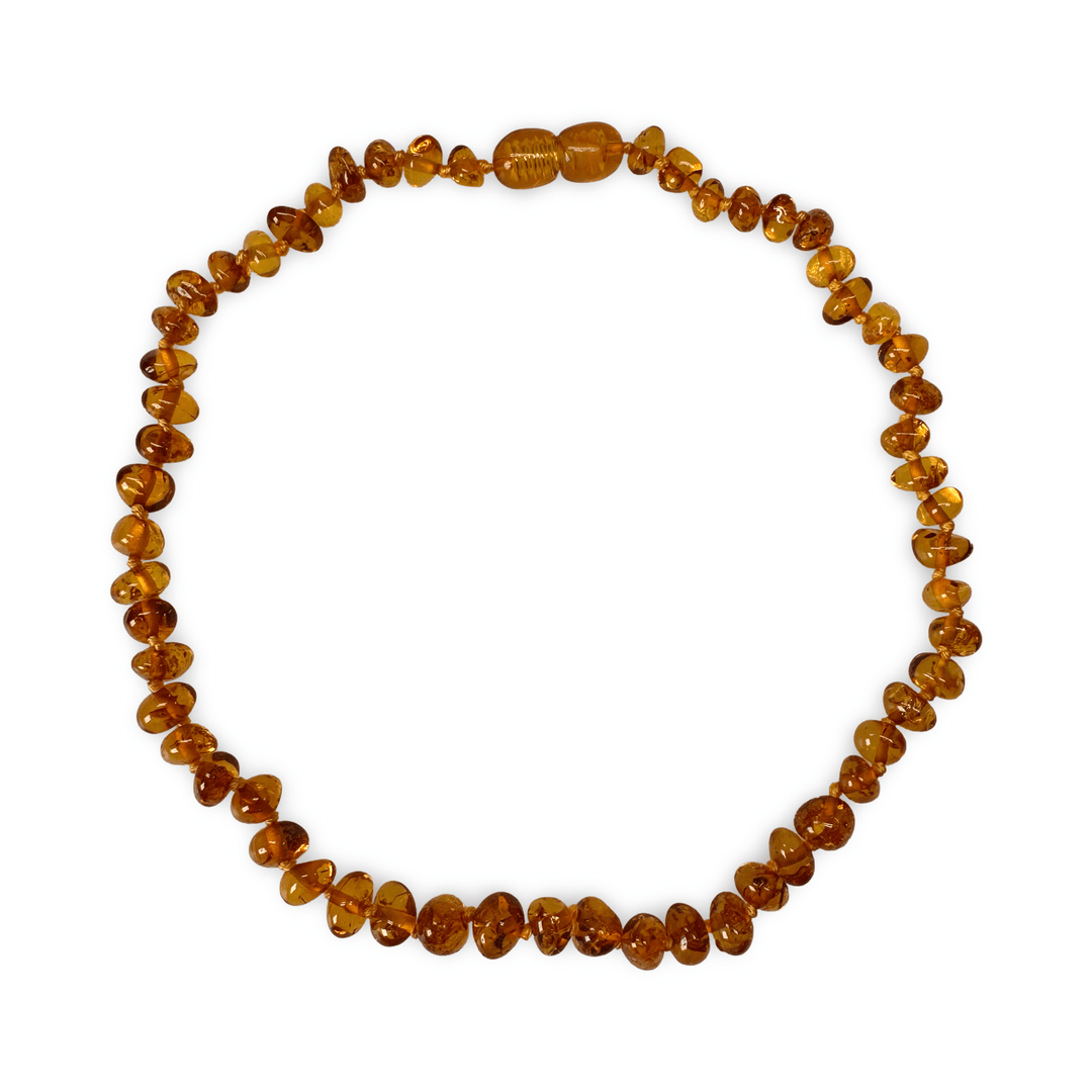 Baby - Halskette aus honigfarbigen Bernsteinen - Atelier Tibet
