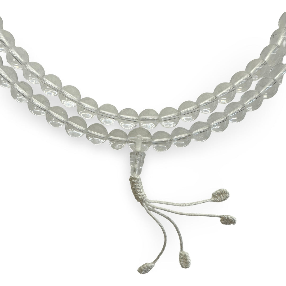 Bergkristall Mala Gebetskette - Atelier Tibet