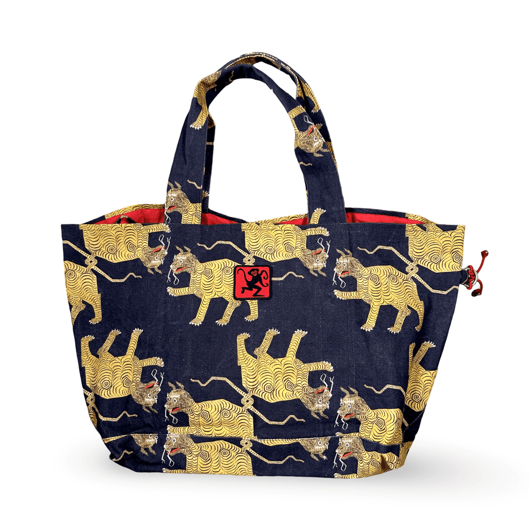 Big Tote – Tibetischer Tiger · Studio Losel - Atelier Tibet