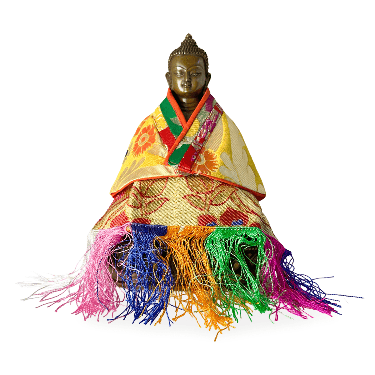 Brokat - Gewand für Buddha - Statuen - Atelier Tibet
