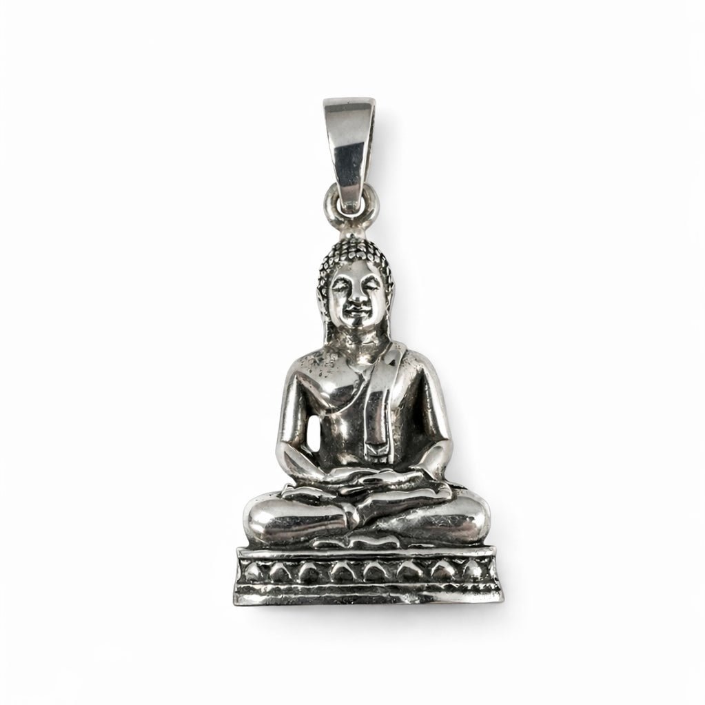 Buddha - Anhänger aus Silber - Atelier Tibet
