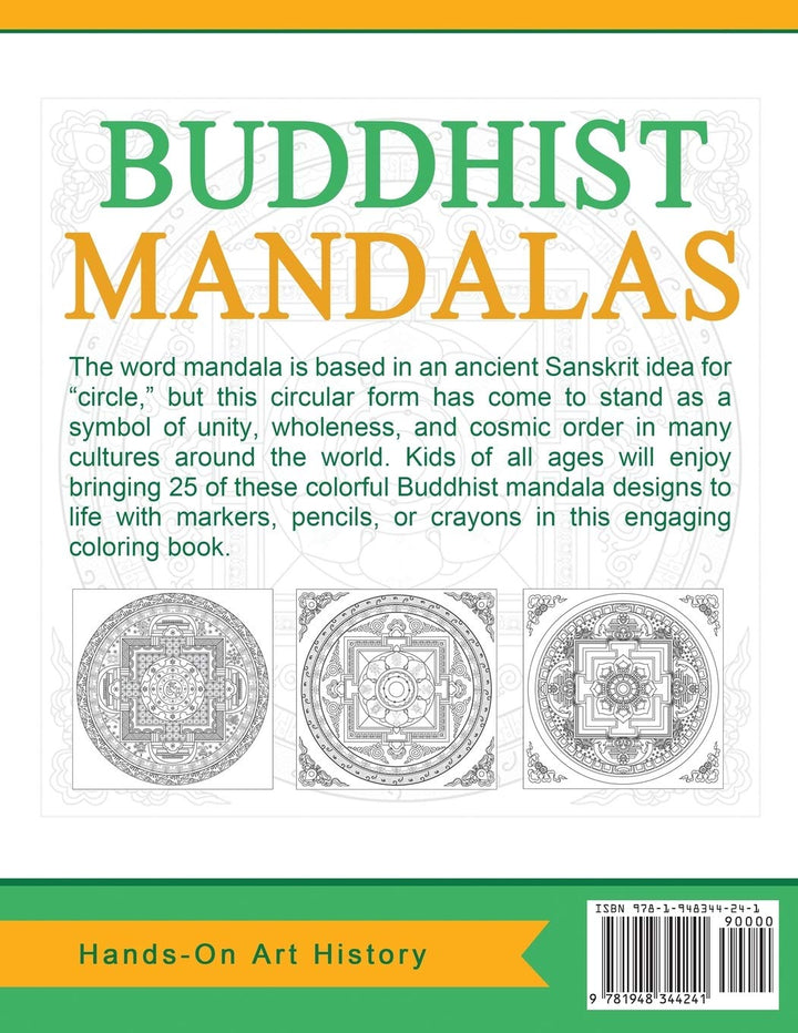 Buddhist Mandalas - Coloring Pages for Kids and Kids at Heart - Atelier Tibet