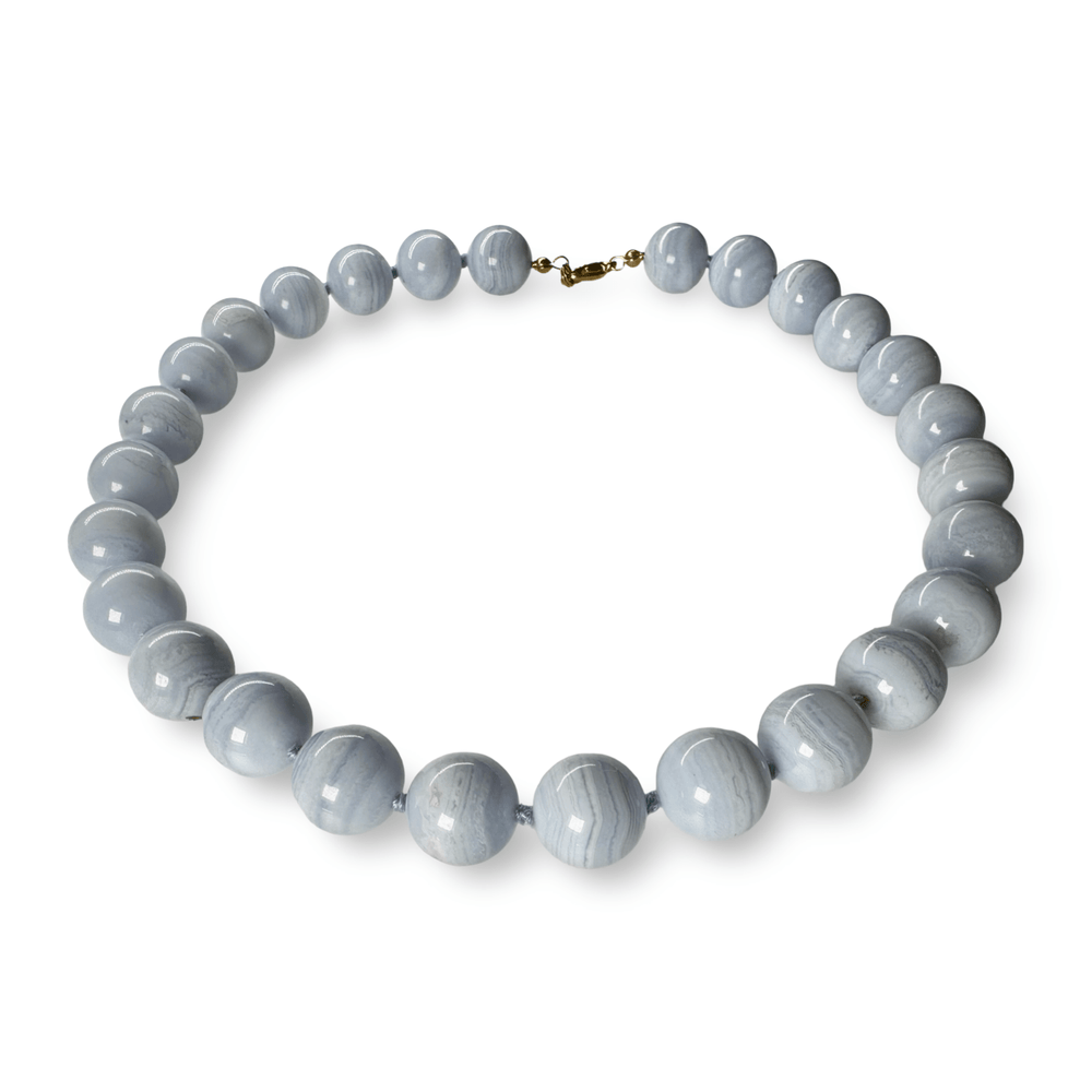 Calcedon Kette - Atelier Tibet