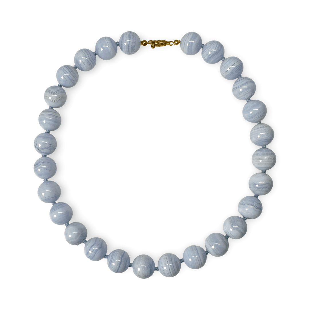 Calcedon Kette - Atelier Tibet