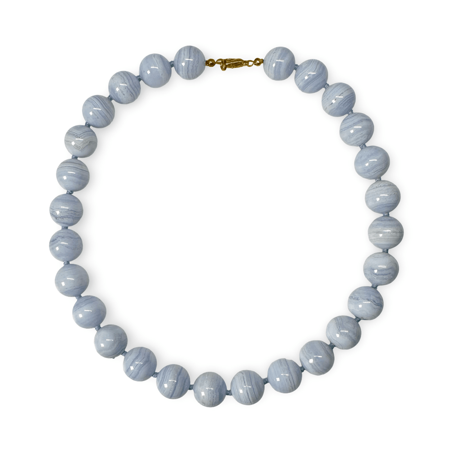 Calcedon Kette - Atelier Tibet