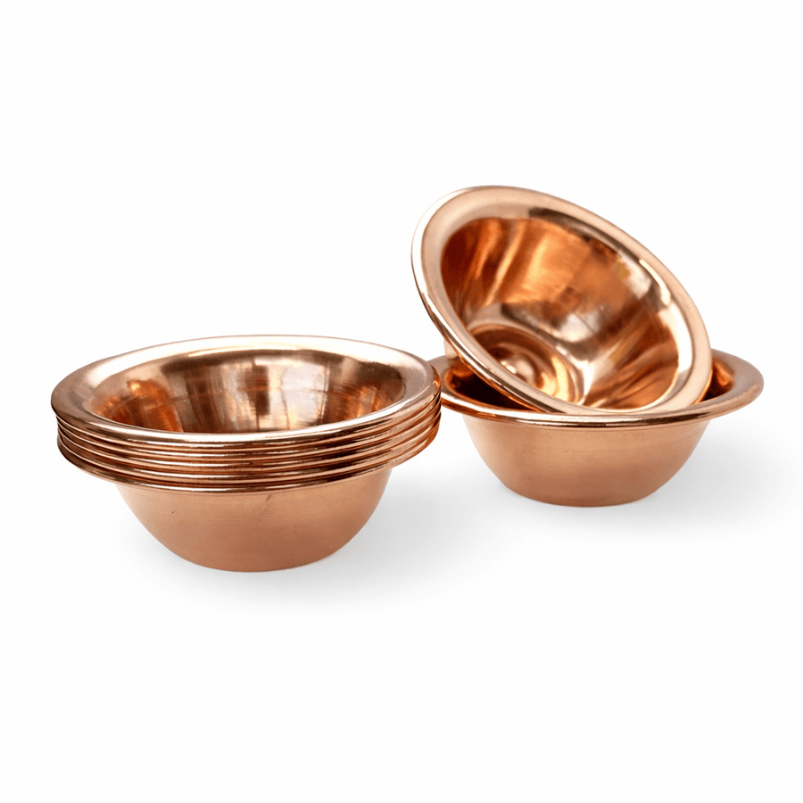 «Chöpa» Altar Wasserschalen aus Kupfer - Atelier Tibet