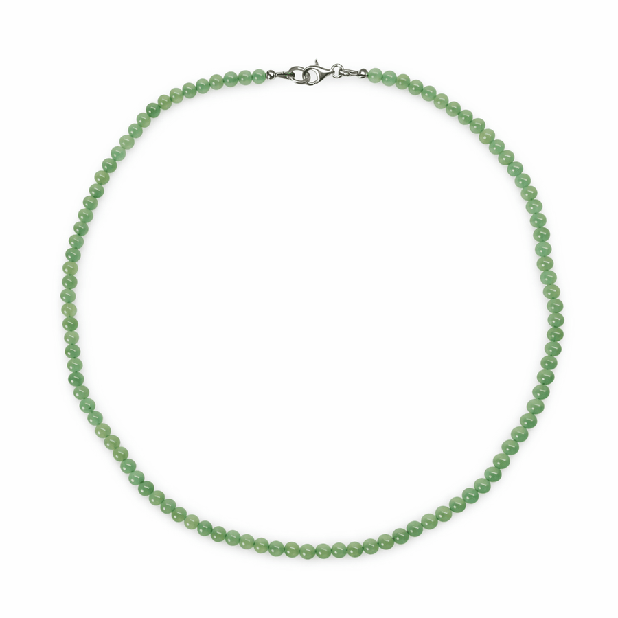 Chrysopras Halskette - Atelier Tibet