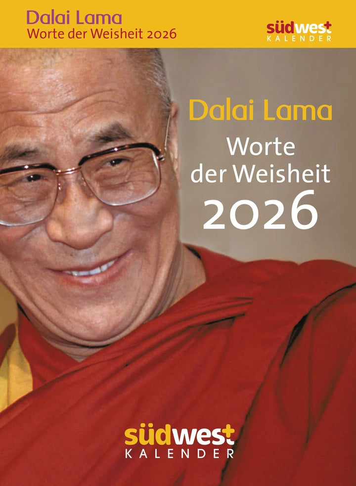 Dalai Lama - Worte Der Weisheit - Abreisskalender 2026 - Atelier Tibet