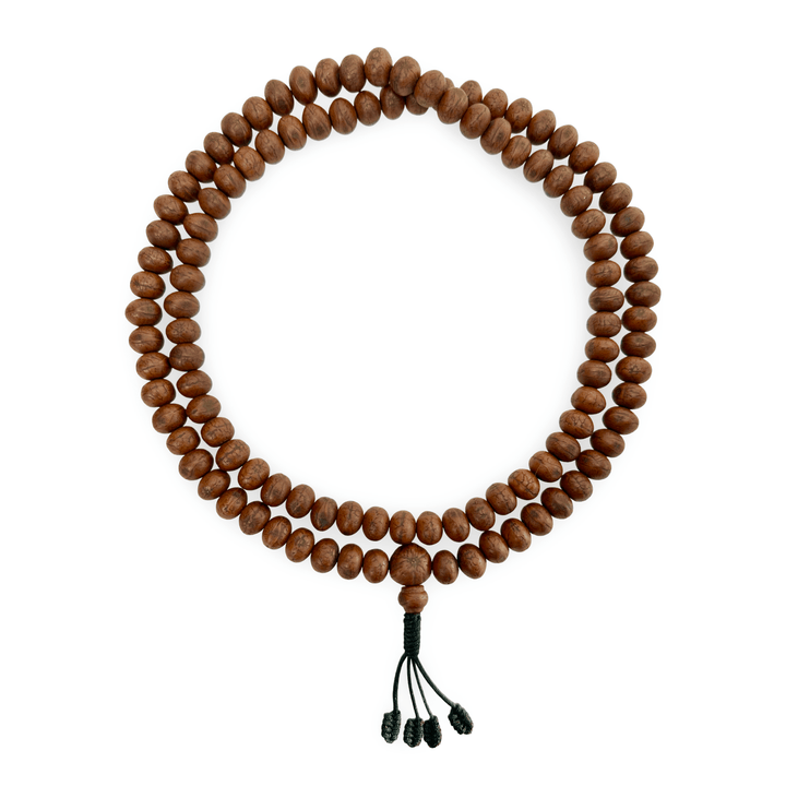 Dunkle Bodhi - Samen Mala Gebetskette (12 mm) - Atelier Tibet