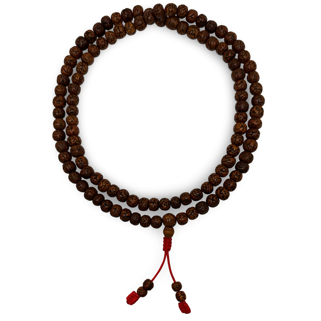 Dunkle Rudraksha Mala (⌀ 9 mm) - Atelier Tibet