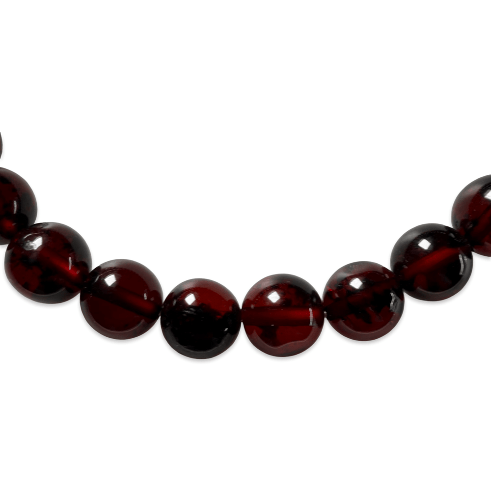 Dunkles Bernstein-Armband - Atelier Tibet