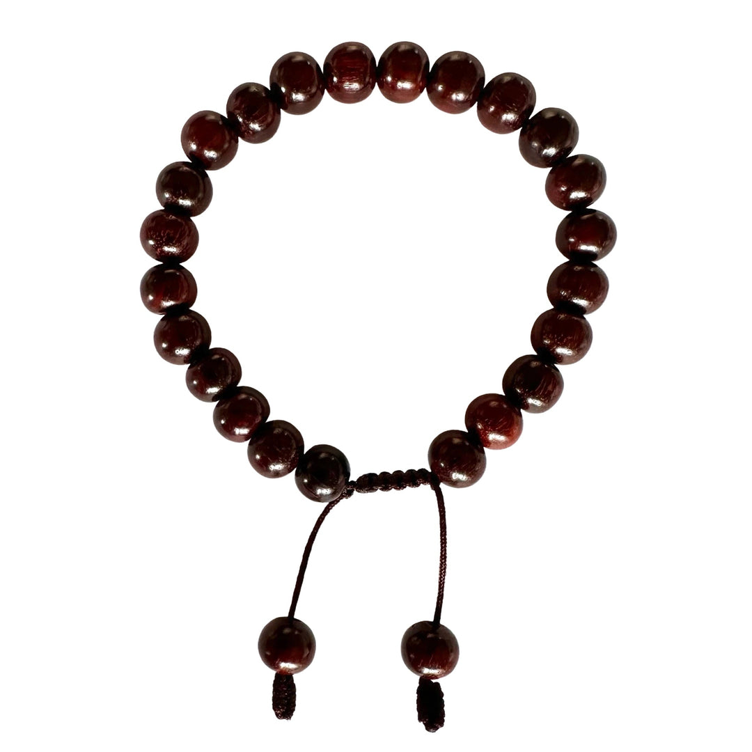 Dunkles Rosenholz Mala Armband (⌀ 9 mm) - Atelier Tibet