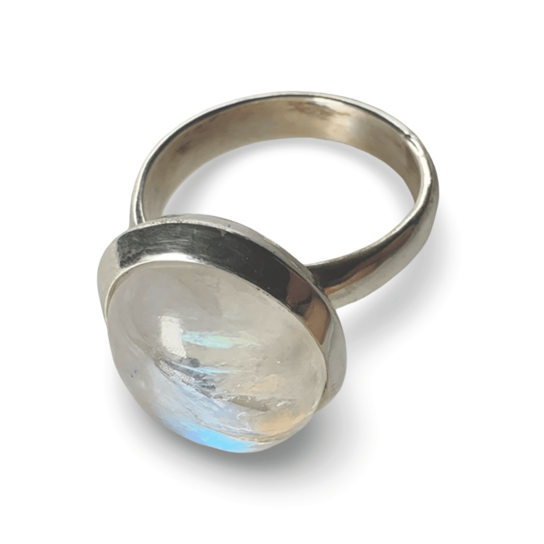 Edelstein Silber - Ring - Grösse verstellbar! - Atelier Tibet