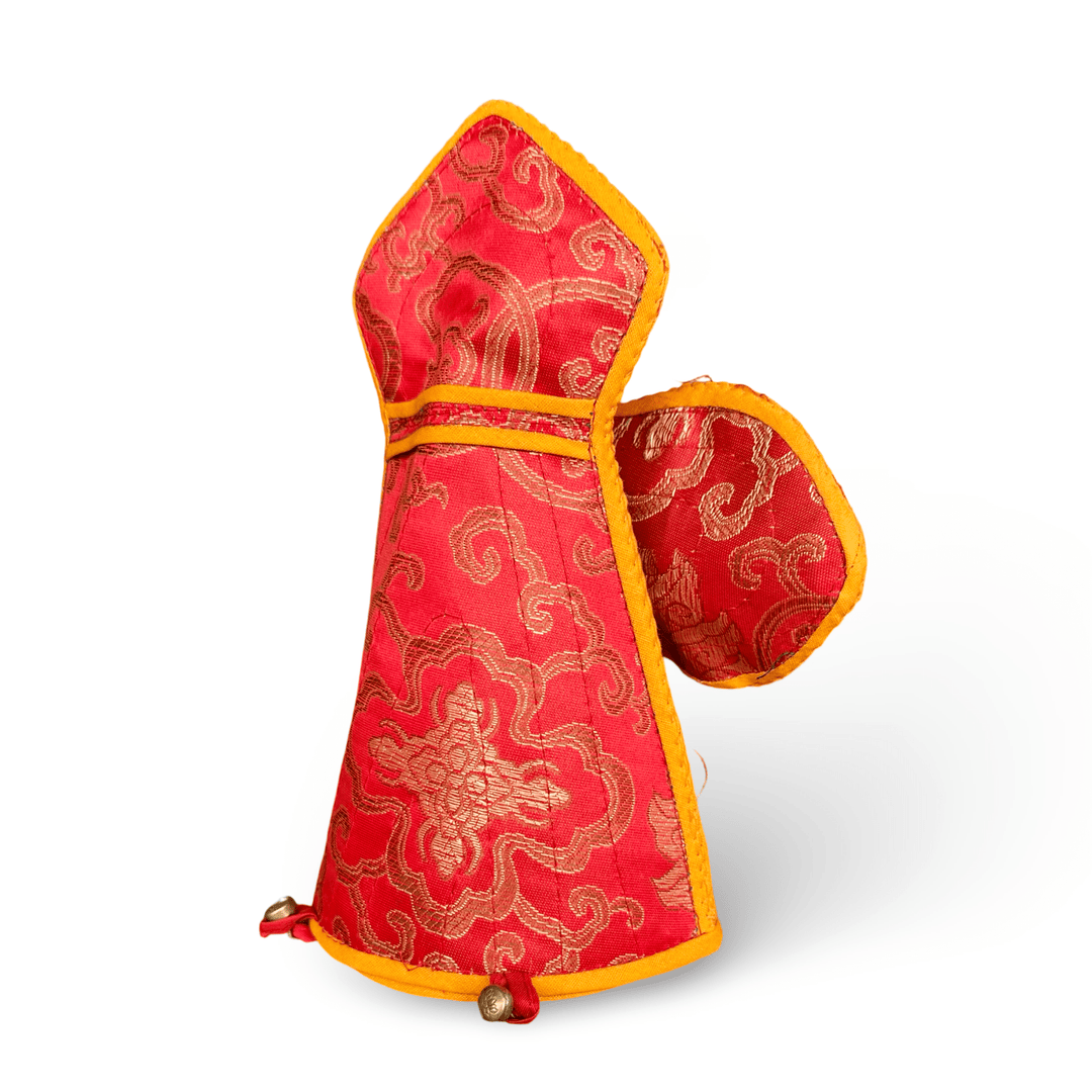 Edle Brokathüllen für Vajra und Ghanta - Set - Atelier Tibet