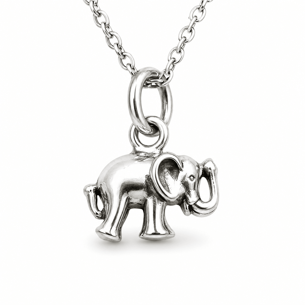 Elefanten-Anhänger aus Silber - Atelier Tibet