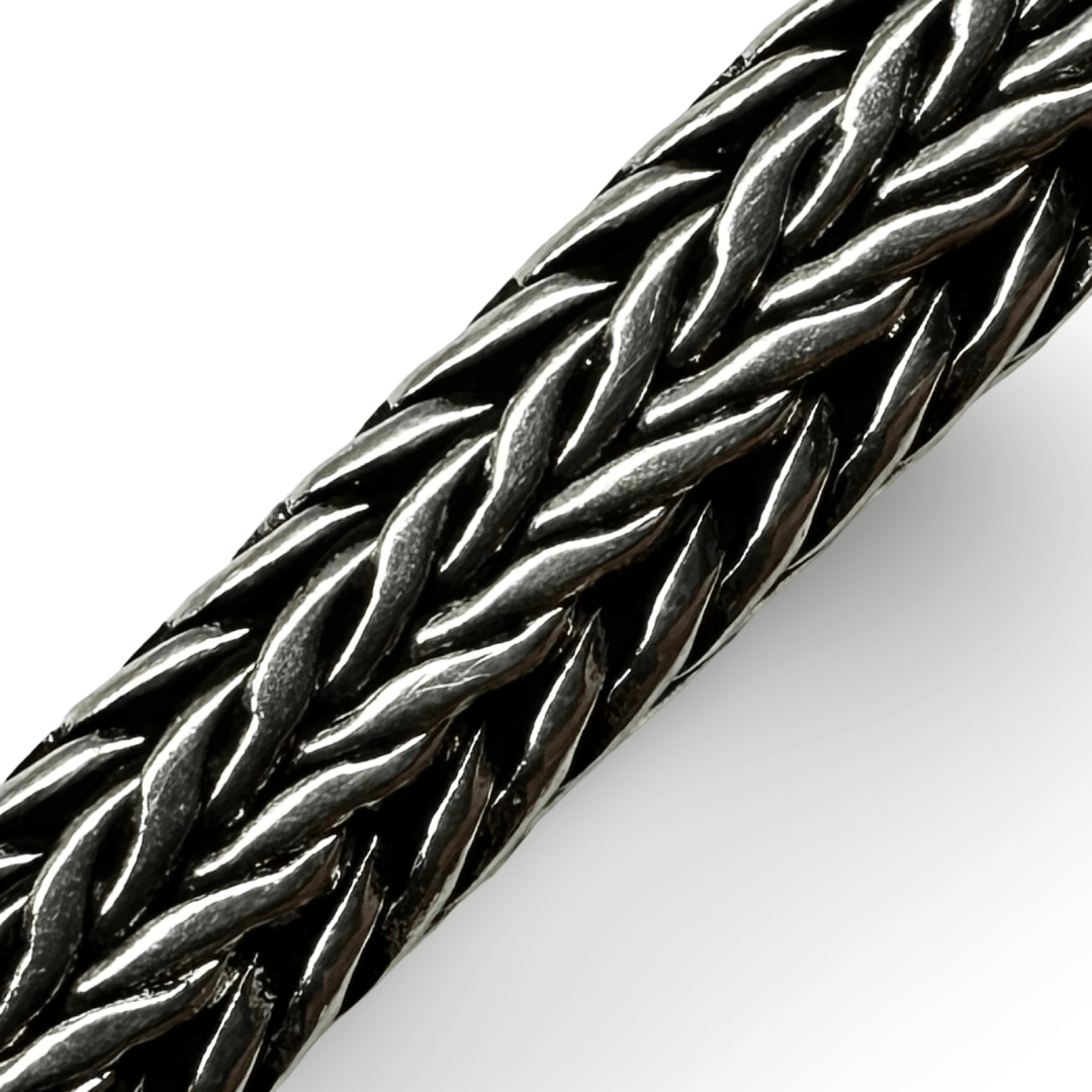 Elefanten Schlangenarmband aus Silber - Atelier Tibet