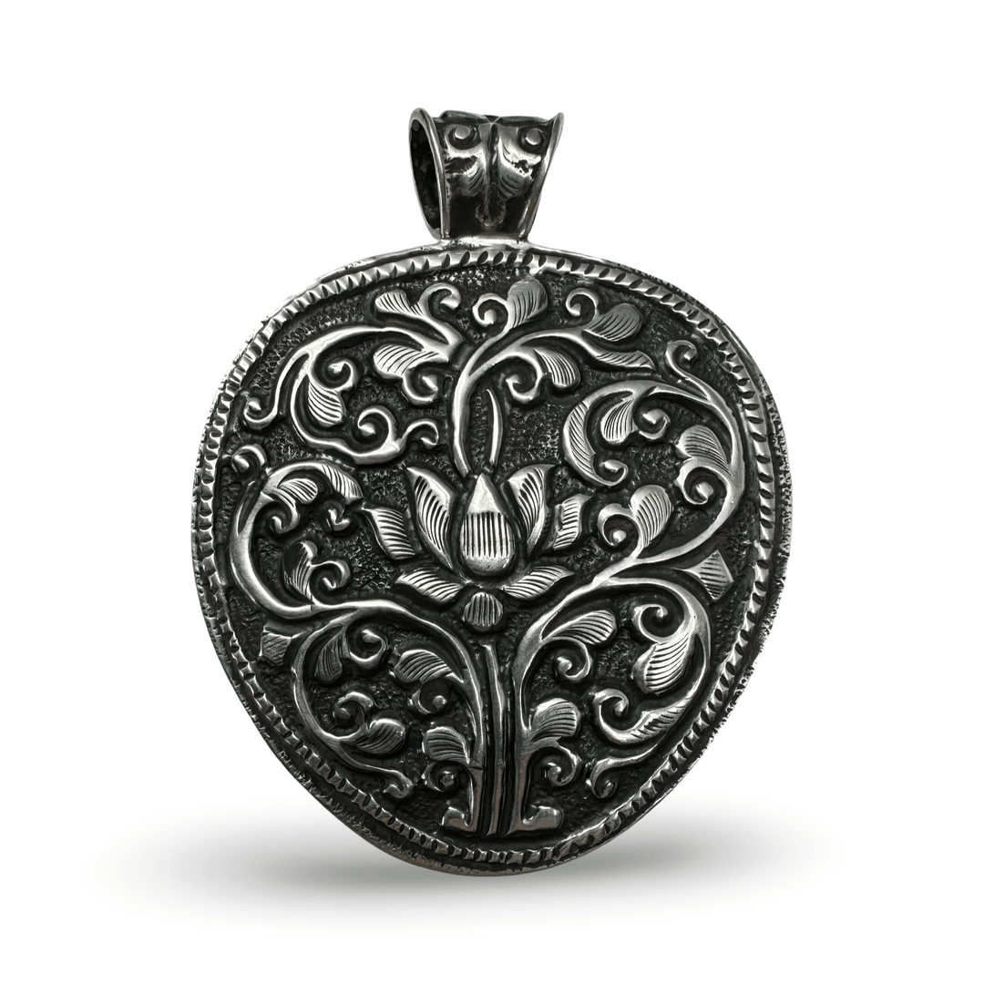 Exklusiver handgefertigter Anhänger zum Jahr der Holz - Schlange - Atelier Tibet