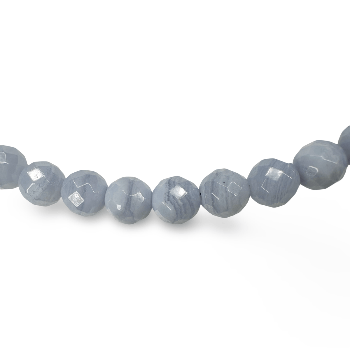 Facettierte Chalcedon Kette - Atelier Tibet