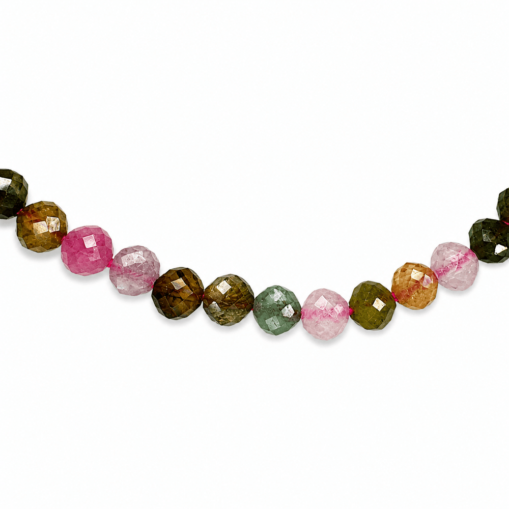Facettiertes Turmalin Mala Armband - Atelier Tibet
