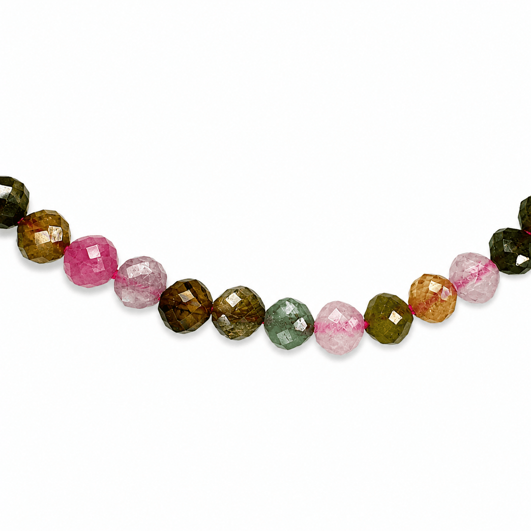 Facettiertes Turmalin Mala Armband - Atelier Tibet