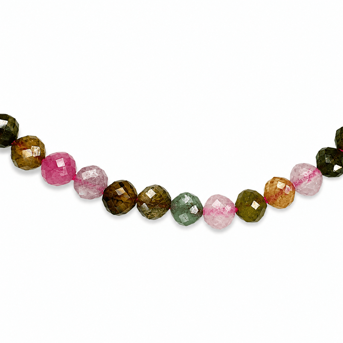 Facettiertes Turmalin Mala Armband - Atelier Tibet