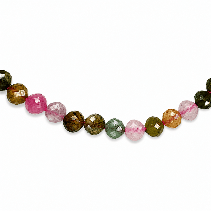 Facettiertes Turmalin Mala Armband - Atelier Tibet