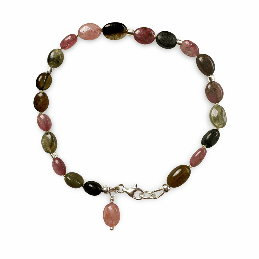 Farbiges Turmalin - Armband - Atelier Tibet